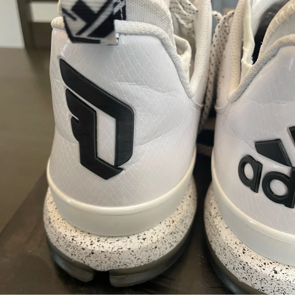 Adidas D Lillard 1 NYC All Star Black and White Men's Basketball Shoe Size 12 - Picture 8 of 10